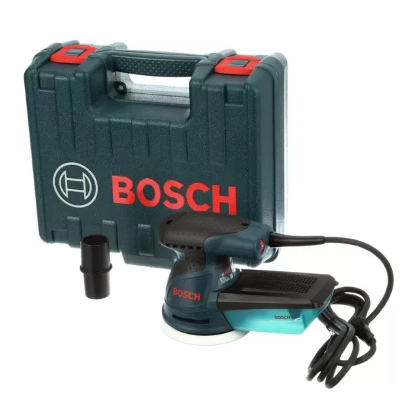 Bosch 2.5 Amp 5 in. Corded Variable Speed Random Orbital Sander/Polisher Kit with Hard Carrying Case