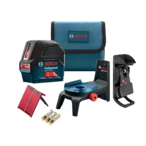 Bosch Self-Leveling Cross-Line Laser Level with Plumb Points