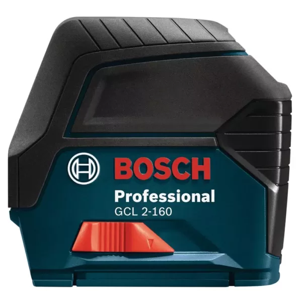 Bosch 65 ft. Self Leveling Cross Line Laser Level with Plumb Points and Bonus 165 ft. Laser Measurer with Area and Volume