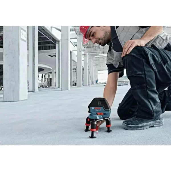 Bosch Self Leveling Cross Line Laser Level with Plumb Points with up to 165 ft. Range