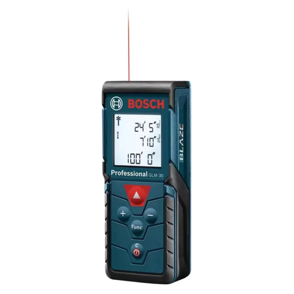 Bosch 100 ft. Laser Measure and 30 ft. Self Leveling Cross Line Laser Combo Kit (2 Tool)