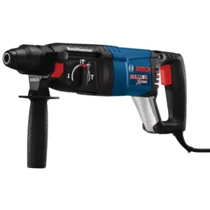 Bosch Bulldog Xtreme 8A Corded 1 in. Variable Speed SDS-Plus Rotary Hammer w/ Case+Carbide-Tipped SDS-Plus Bit Set(7-Piece)