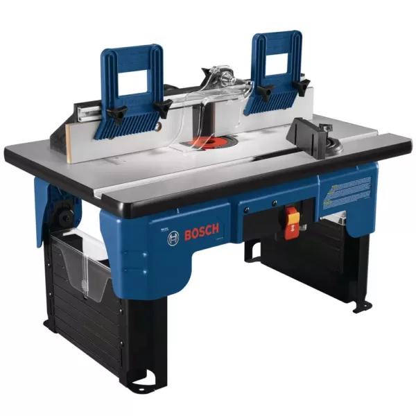 Bosch 26 in. x 16.5 in. Laminated MDF Top Portable Jobsite Router Table with 2-1/2 in. Vacuum Hose Port