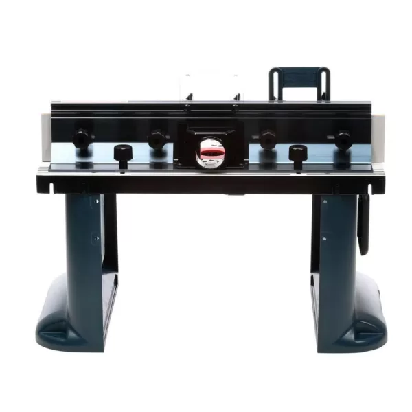 Bosch 27 in. x 18 in. Aluminum Top Benchtop Router Table with 2-1/2 in. Vacuum Hose Port