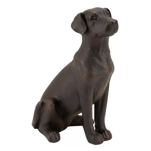LITTON LANE 16 in. Bronze Labradore Decorative Figurine