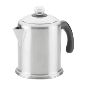 Farberware 8-Cup Brushed Stainless Steel Coffee Percolator