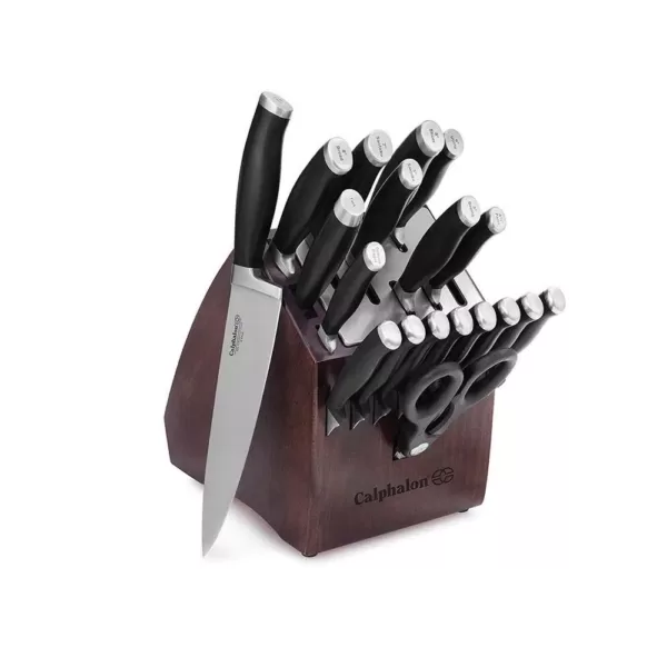 Calphalon Contemporary 20-Piece Self-Sharpening Cutlery and Block Set with SharpIN Technology