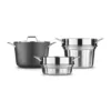 Calphalon Premier Large 12 qt.Hard-Anodized Nonstick Multi-Pot with Pasta and Steamer Inserts and Cover