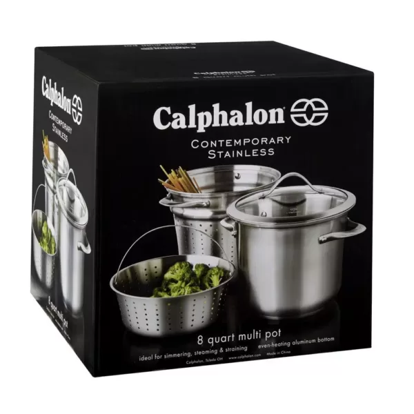 Calphalon Contemporary 8 qt. Stainless Steel Multi-Pot with Glass Lid