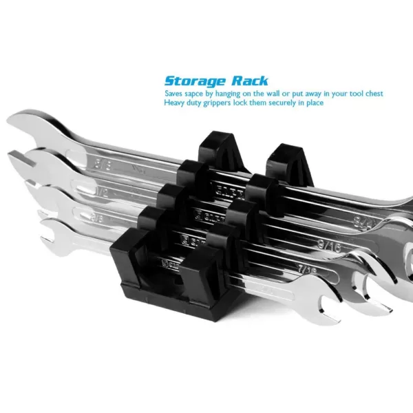 Capri Tools SAE Super-Thin Open End Wrench Set (4-Piece)
