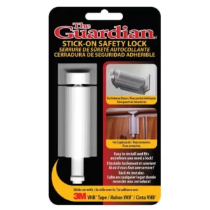 Cardinal Gates Guardian Stick-On Safety Lock (2-Pack)