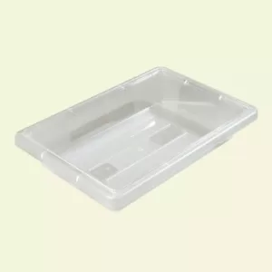 Carlisle Color-Coded 2.0 gal., 12x18x3.5 in. Polycarbonate Food Storage Box in Clear (Case of 6)
