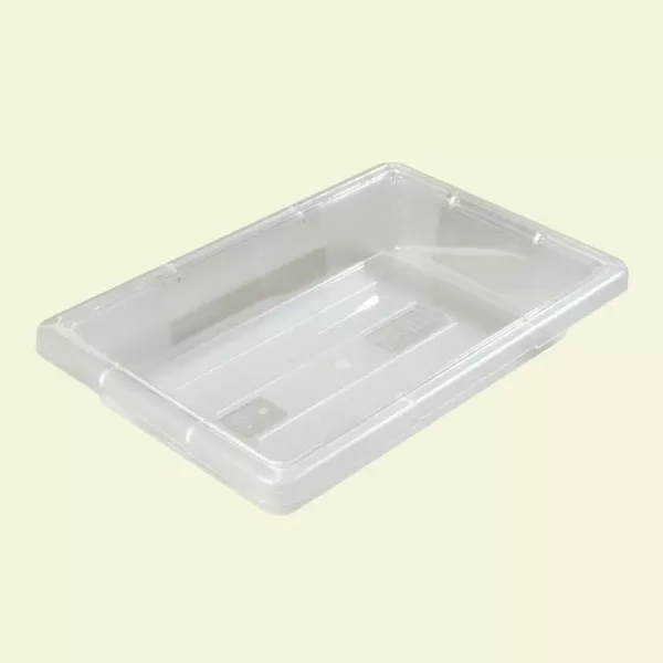 Carlisle Color-Coded 2.0 gal., 12x18x3.5 in. Polycarbonate Food Storage Box in Clear (Case of 6)