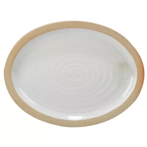 Certified International Artisan Multi-Colored 16 in. x 12 in. Ceramic Oval Platter