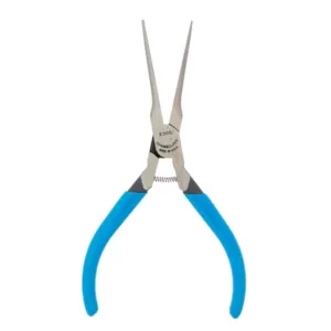Channellock E Series High Leverage Precision 6 in. Snipe Nose Plier with XLT Technology