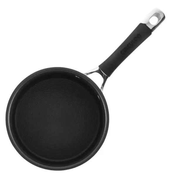 Circulon Momentum 3 qt. Stainless Steel Nonstick Sauce Pan with Glass Lid
