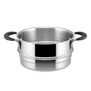 Circulon Momentum 3 qt. Stainless Steel Nonstick Sauce Pot with Glass Lid