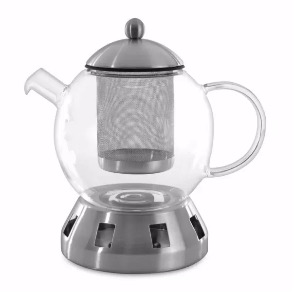 BergHOFF Essentials Dorado 44 oz. 4-Piece 5.5-Cups Glass Teapot