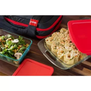 Pyrex Easy Grab 9-Piece Glass Bakeware and Storage Set