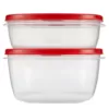 Rubbermaid Easy Find Lids 10-Piece Red Food Storage Container Set