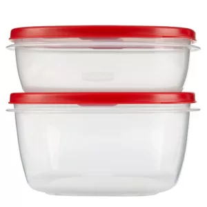 Rubbermaid Easy Find Lids 10-Piece Red Food Storage Container Set
