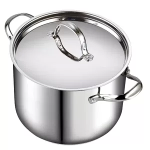 Cooks Standard Classic 12 qt. Stainless Steel Stock Pot with Lid