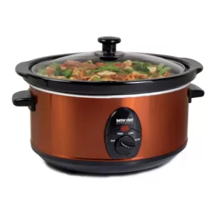 Better Chef 3.6 Qt. Copper Oval Slow Cooker