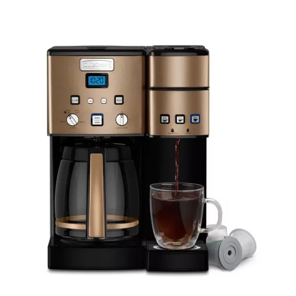 Cuisinart Coffee Center 12-Cup Copper Stainless Coffee Maker and Single-Serve Brewer