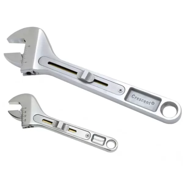 Crescent 6 in. and 10 in. Rapid Slide Adjustable Wrench Set (2-Piece)