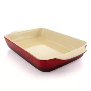 Crock-Pot Artisan 5.6 Qt. Red Stoneware Bake Pan