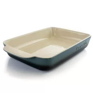 Crock-Pot Artisan 4 Qt. Blue Stoneware Bake Pan