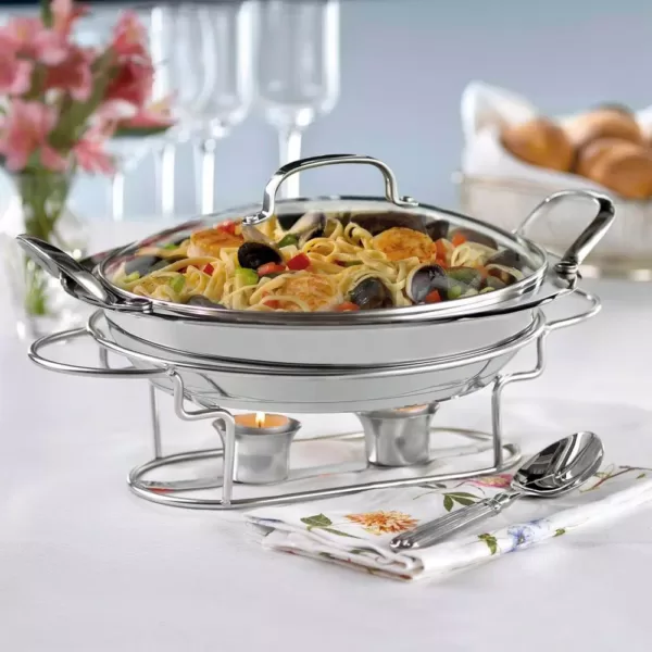 Cuisinart Classic Entertaining 11 in. (3 Qt.) Stainless Round Buffet Server