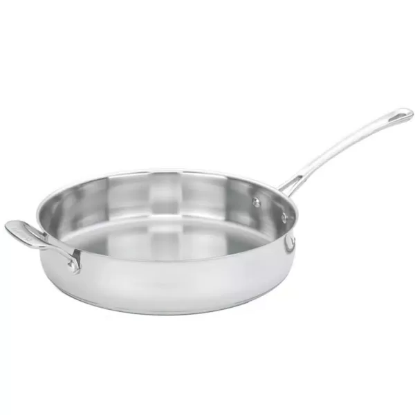 Cuisinart Contour 5 qt. Stainless Steel Saute Pan with Glass Lid