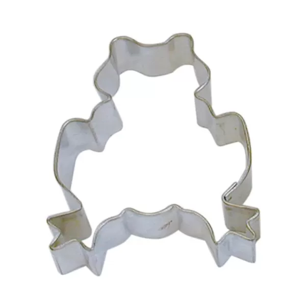 CybrTrayd 12-Piece 3 in. Frog Tinplated Steel Cookie Cutter & Cookie Recipe