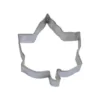 CybrTrayd 12-Piece 4 in. Ivy Leaf Tinplated Steel Cookie Cutter and Recipe