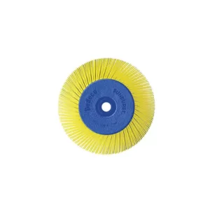 Dedeco Sunburst - 6 in. TA Radial Discs - 1/2 in. Arbor - Thermoplastic Cleaning and Polishing Tool, Coarse 80-Grit (1-Pack)