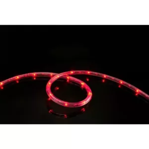 DEERPORT DECOR 16 ft. Red All Occasion Indoor Outdoor LED Rope Light 360Directional Shine Decoration (2-Pack, 32 ft. Total)