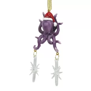 Design Toscano 5.5 in. Tenacious Tentacles Octopus Holiday Ornament