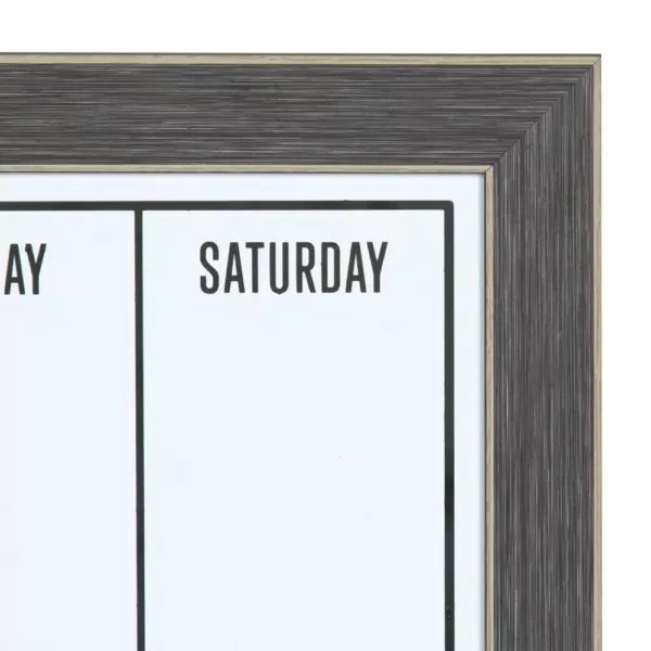 DesignOvation Wyeth Weekly Dry Erase Calendar Memo Board