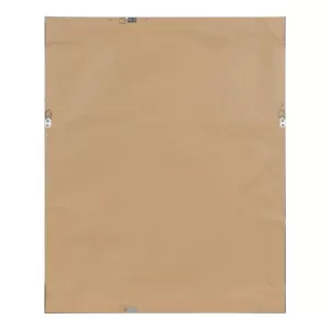 DesignOvation Beatrice Walnut Brown Rectangle Dry Erase Board Memo Board