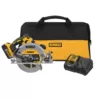 DEWALT 20-Volt MAX XR Cordless Brushless 7-1/4 in. Circular Saw with (1) 20-Volt Battery 5.0Ah & Charger