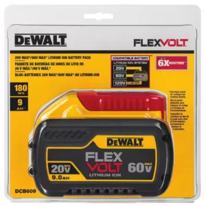 DEWALT FLEXVOLT 60-Volt MAX Cordless Brushless 7-1/4 in. Circular Saw with Brake with (2) FLEXVOLT 9.0Ah Batteries