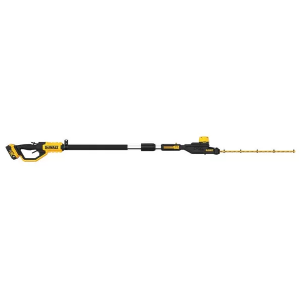 DEWALT 20V MAX Lithium-Ion Cordless Pole Hedge Trimmer Kit with (1) Battery 4.0Ah, Charger, Sheath and Shoulder Strap Included