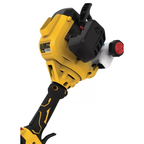 DEWALT 27cc 2-Cycle Gas Straight Shaft String Trimmer with Attachment Capability