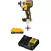 DEWALT 20-Volt MAX XR Cordless Brushless 3-Speed 1/4 in. Impact Driver with (1) 20-Volt 3.0Ah Battery & Charger