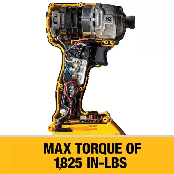 DEWALT 20-Volt MAX XR Cordless Brushless 3-Speed 1/4 in. Impact Driver with (1) 20-Volt 5.0Ah Battery
