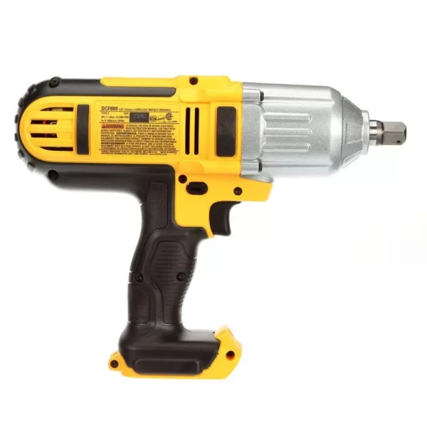 DEWALT 20-Volt MAX Cordless 1/2 in. High Torque Impact Wrench with Detent Pin (Tool-Only)