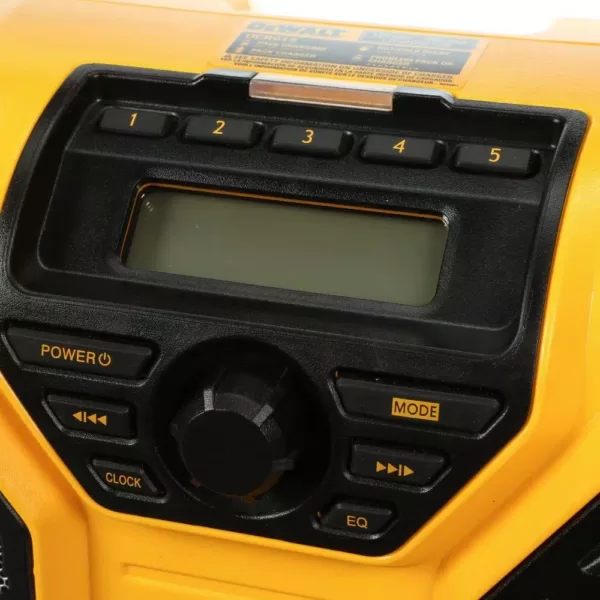 DEWALT 20-Volt MAX Worksite Radio with built-in Charger