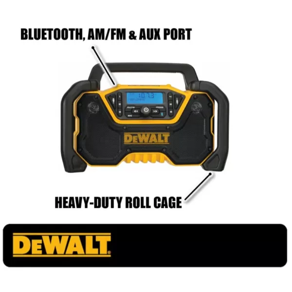 DEWALT 20-Volt MAX Compact Bluetooth Radio (Tool Only)