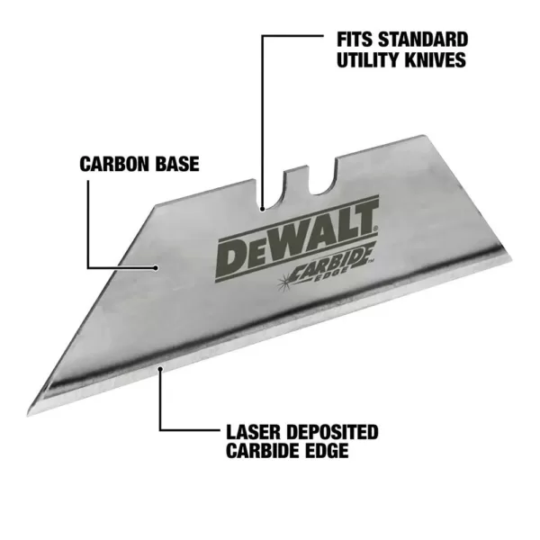 DEWALT Carbide Utility Blade (50-Pack)